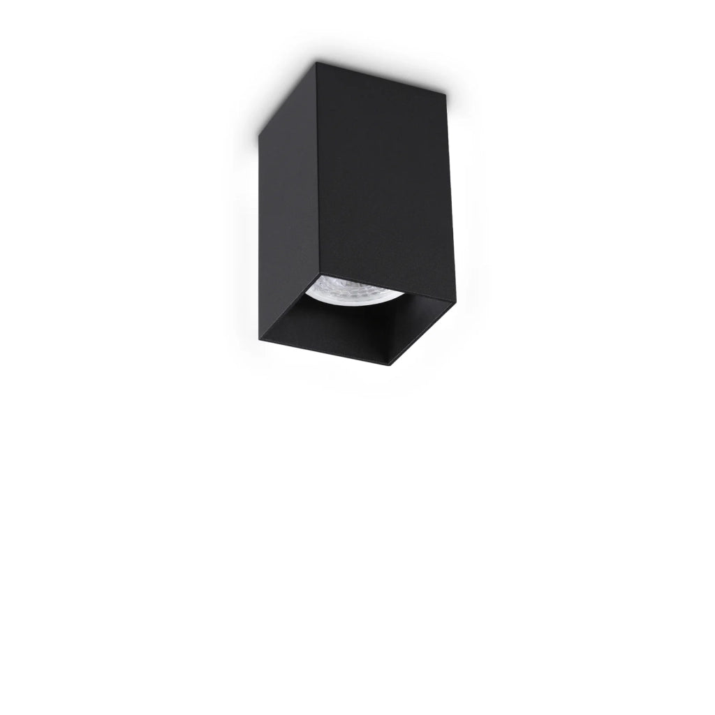 Plafoniera Look 1 Luce Gu10 Nero