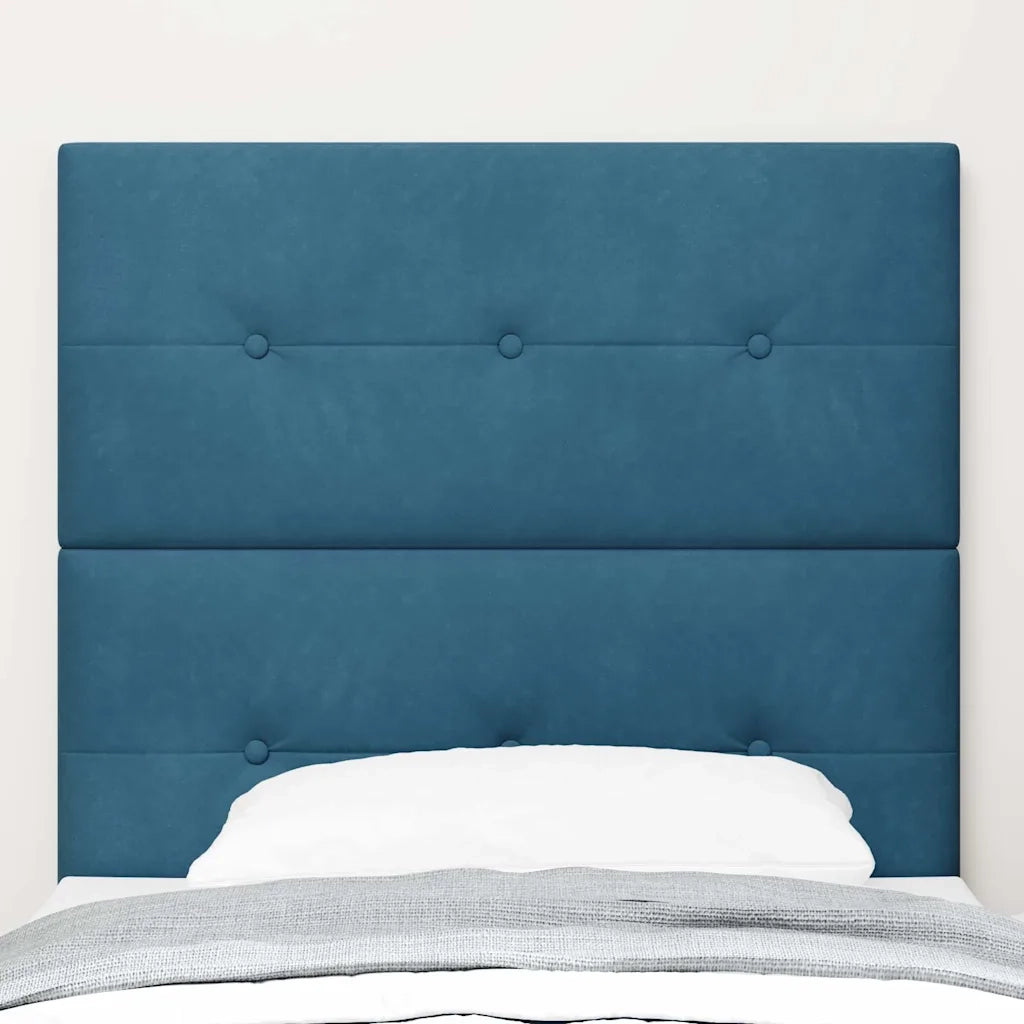 Testiera Blu Scuro 90 cm Velluto 3337806