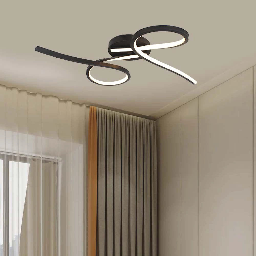 Plafoniera LED nera 61cm 24W 3000K V-TAC VT-7791 IP20