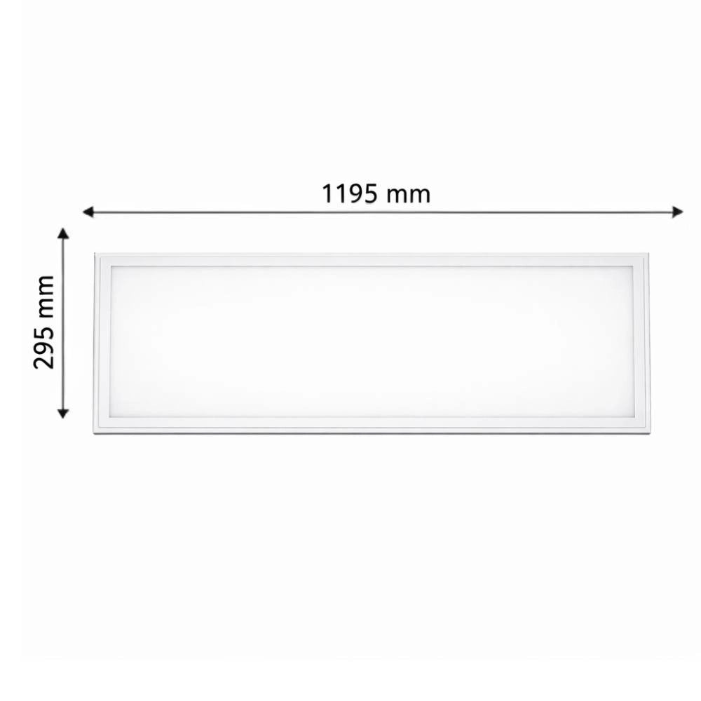 Pannello led da incasso 30x120 cm cct selezionabile 40w 4300lm