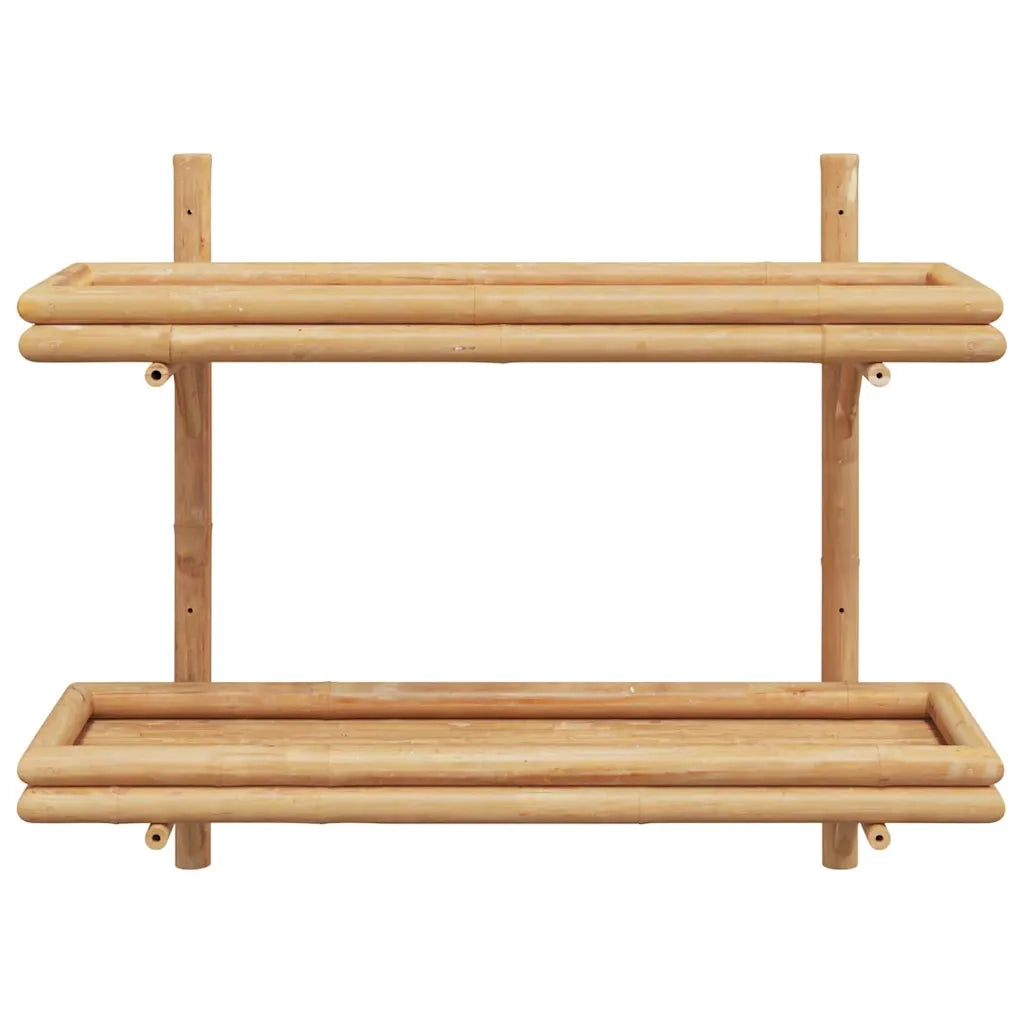 Scaffale da parete Marrone 75 x 26 x 60 cm Bambù 4107161