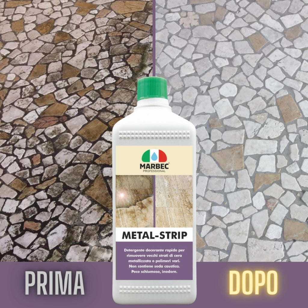 Detergente sgrassante professionale METAL-STRIP   1LT
