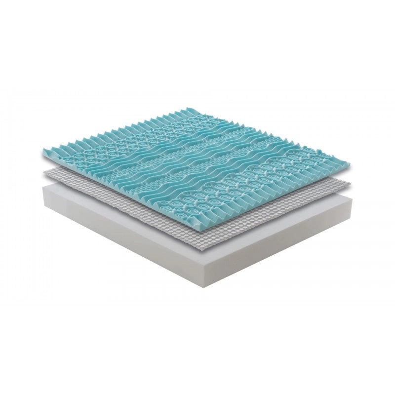Materasso in memory foam e micromolle con Thermosensitive sfoderabile - 80x190