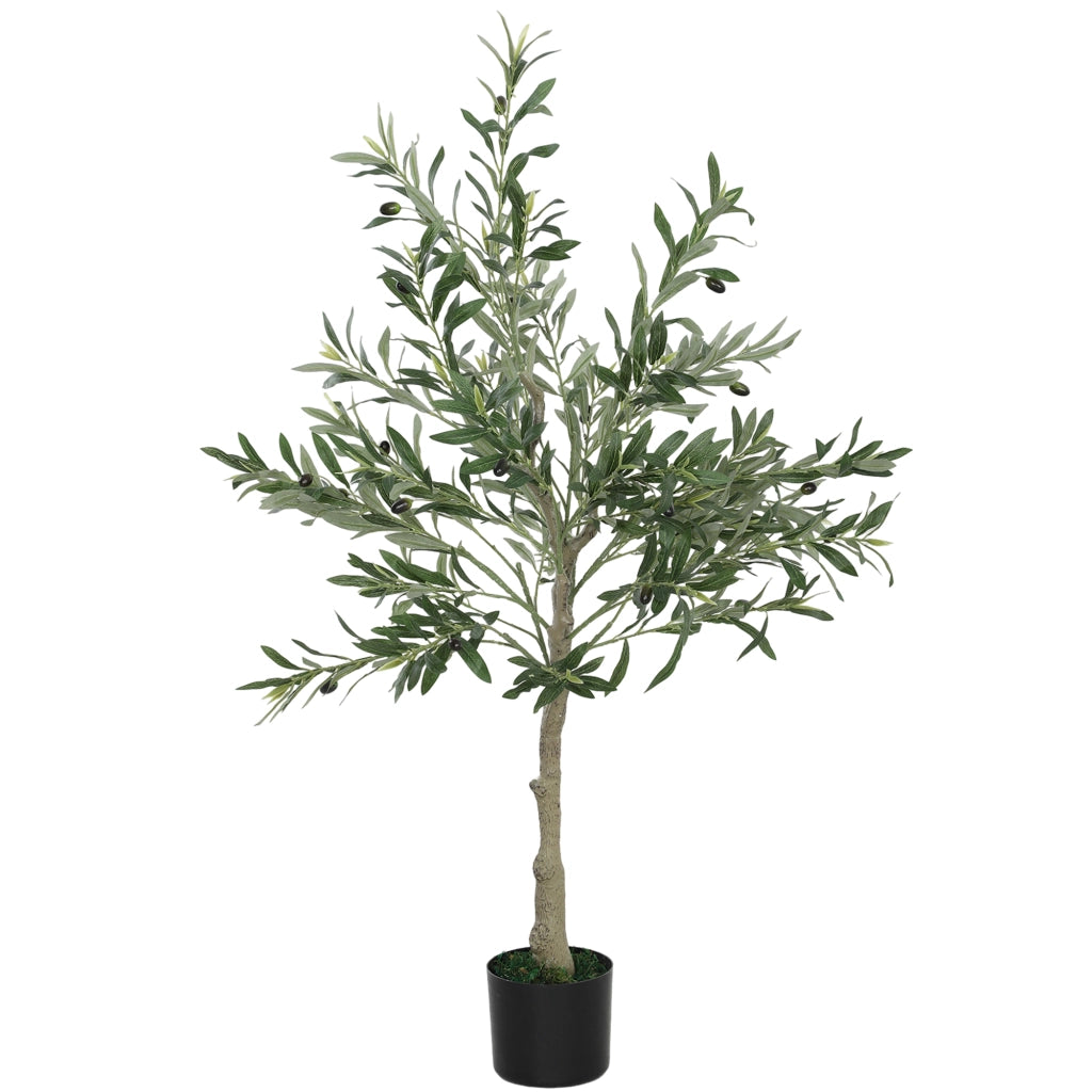 Albero di Olivo Artificiale ¨C Minimal ¨C Verde 120 cm