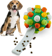 Giocattolo Interattivo per Cani: Palla da Sniffare e Abito da Sniffare in Verde e Arancione