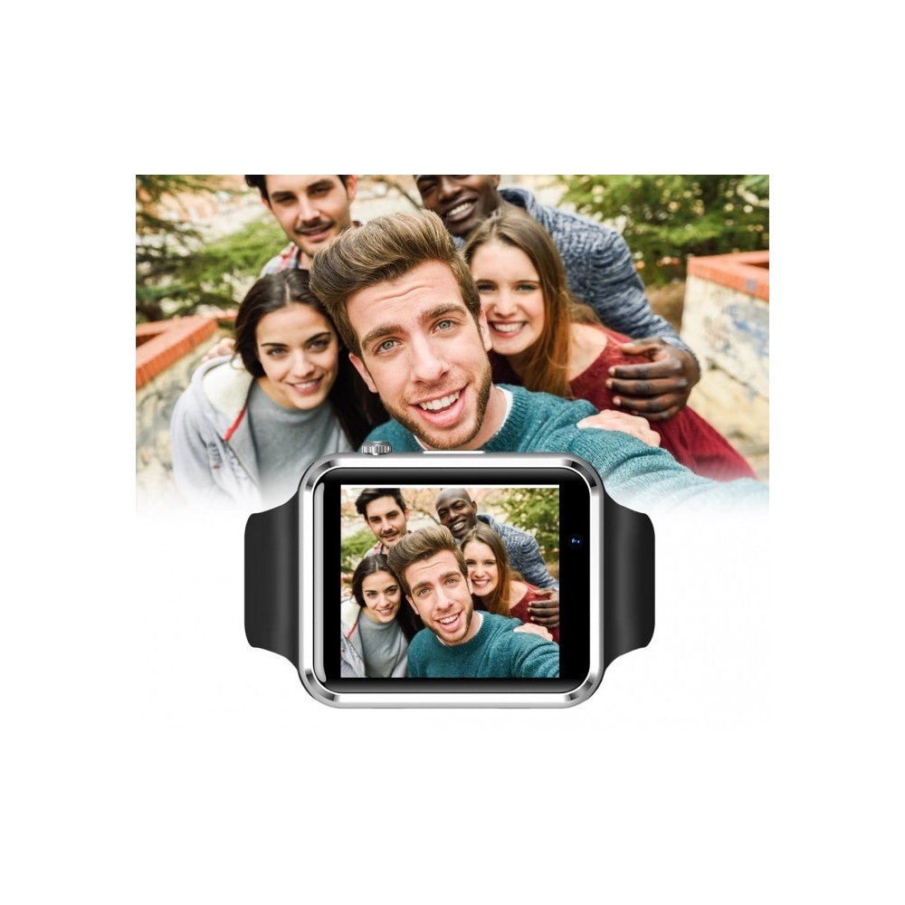 Trade Shop - Smartwatch A1 Bluetooth Con Sim Gsm Orologio Con App Per Ios E Android -