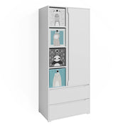 Vicco Armadio multifunzione Bianco 80 x 189.9 cm