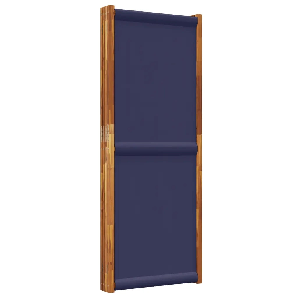 Divisorio a 4 Pannelli-Set di 4 pannelli Paravento Blu Scuro 280x180 cm
