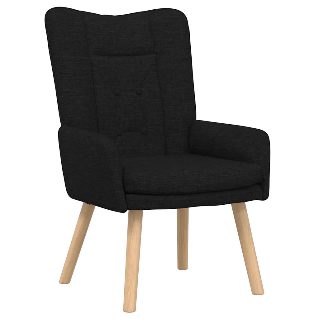 poltrona Nero 63 x 67 x 94 cm Tessuto e compensato 42001826