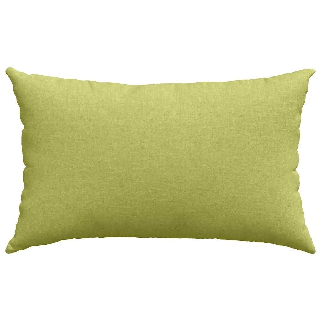 Cuscini da Divano 2 pz | Cuscini per sedie Verde chiaro 50 x 30 cm Tessuto