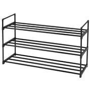 Scarpiera Valora LSA303B02 in acciaio nero per corridoio