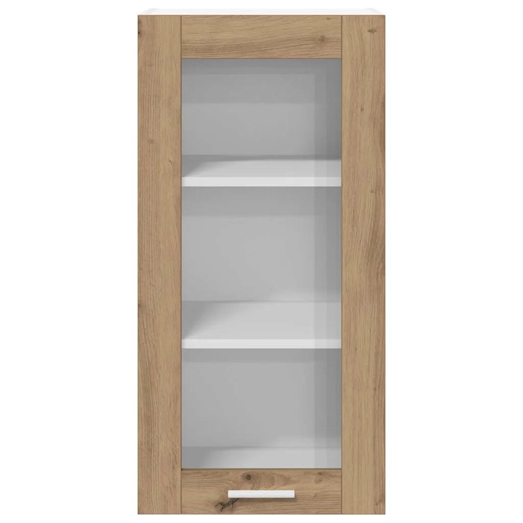 Armadio pensile | Mobile da Cucina 2 pz Rovere artigianale 40 x 31 x 80 cm