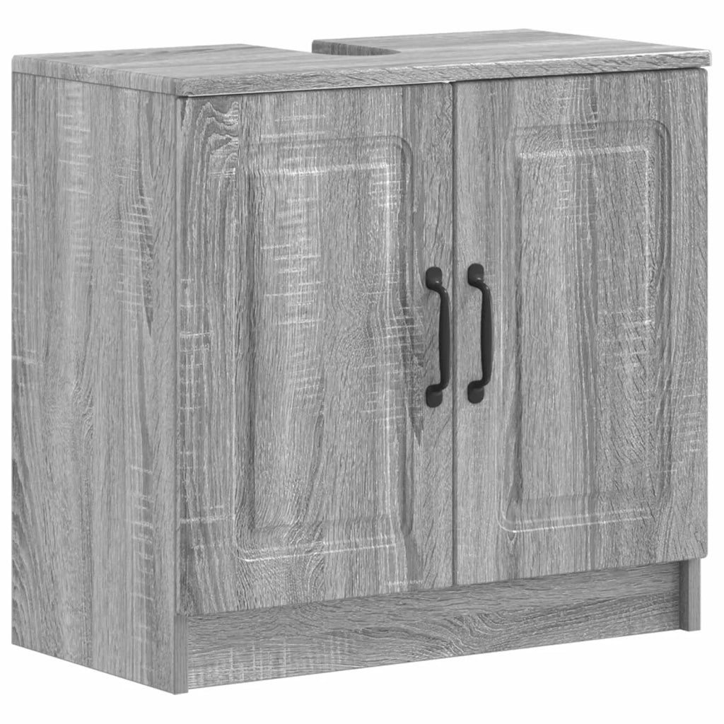 Set di Armadi da Bagno da 2 Pezzi UTRECHT Sonoma grigio 3418059