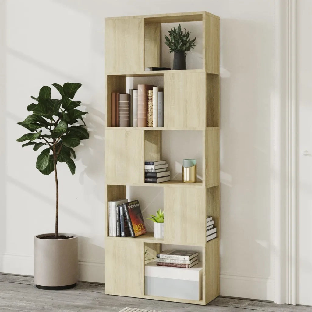 Libreria/Divisorio Rovere Sonoma 60x24x155 cm 809092