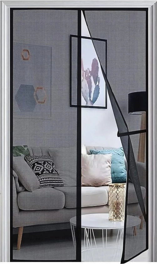 Volo magnetico per porte e finestre 120 x 240 cm - Nero