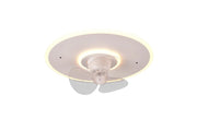 Plafoniera ventilatore LED 30W telecomando NYBRO bianca