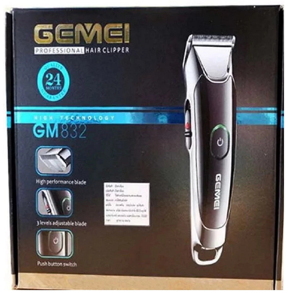 Trade Shop - Tagliacapelli Regolabarba Professionale Capelli Barba Ricaricabile Gm-832 -