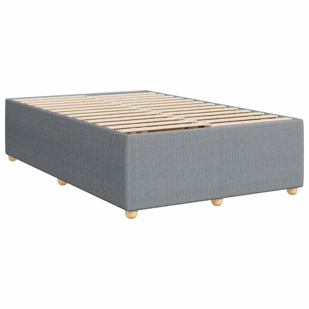 Letto box spring con materasso Grigio Chiaro 120 x 200 cm 3454361