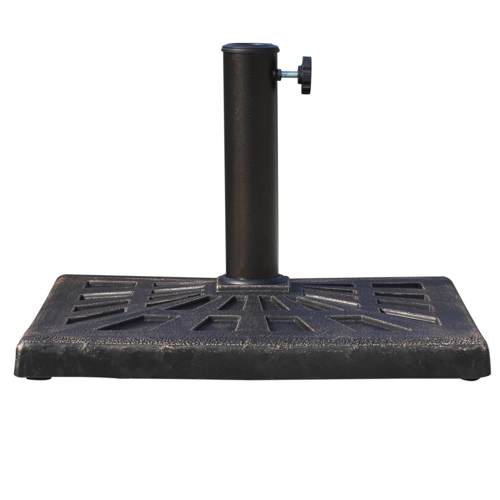 Base per Parasole in Resina ¨C Minimal ¨C Bronzo 47x47x32 cm