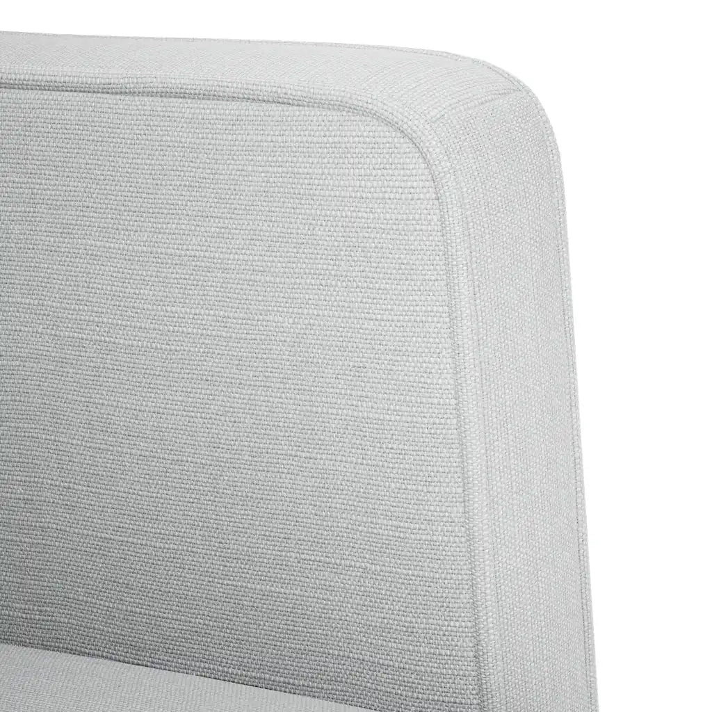 Divano Poltrona | Sedia con Braccioli Grigio Nuvola 53 cm in Tessuto