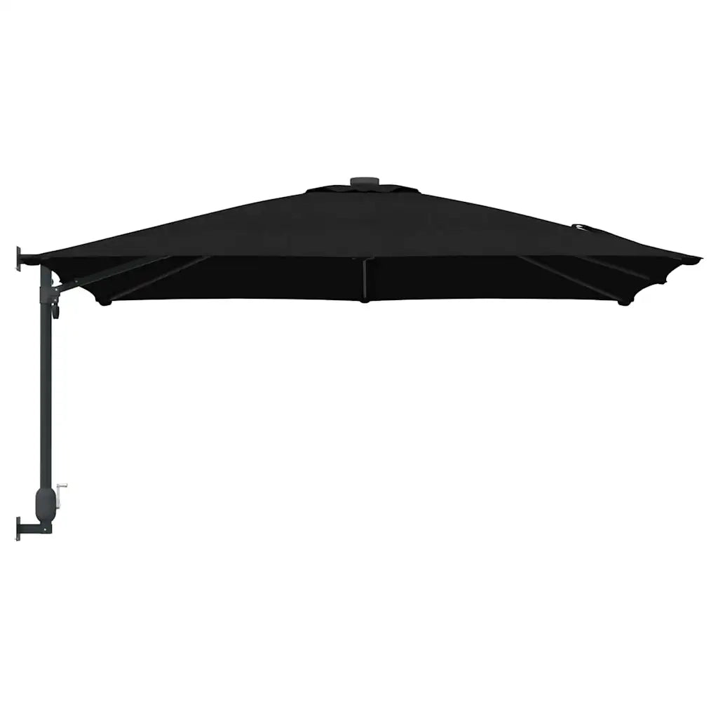 Ombrello da giardino Nero 248,5 x 247,5 x 160 cm 42003241