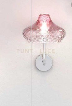 APPLIQUE CROMO VETRO PICCOLO RUBINO 1191CR-AT-RU