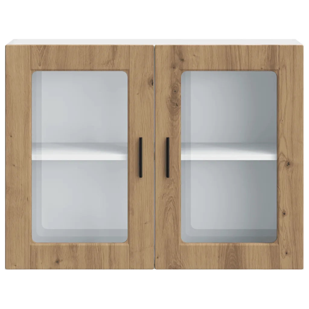 Pensile da Cucina | Mobile da Cucina con Porta in Vetro Porto Rovere Artigianale