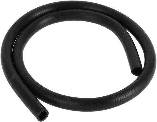 Slang di silicone per alta temperatura - 12mm di diametro interno - 100cm di lunghezza - realizzato in silicone nero - slang per aspirazione