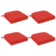 Cuscini per sedile a 4 pezzi SOEST 4 pcs 100% Poliestere Rosso 945216