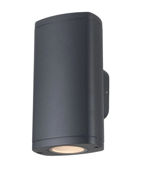 Applique esterna ovale moderna grigia 2xGU10 IP54 Kanlux