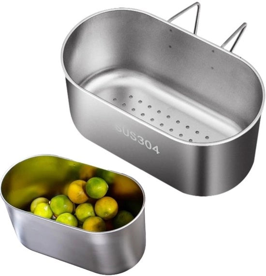 Pulitore automatico per golella in acciaio inossidabile - contenitore per rifiuti di cucina - mobile per conservazione - contenitore per scarico - sostenibile - rapido sgancio - contenitore per scarico con mobile per conservazione