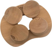 Cuscino per la testa in legno di cedro rosso, ergonomico per sauna