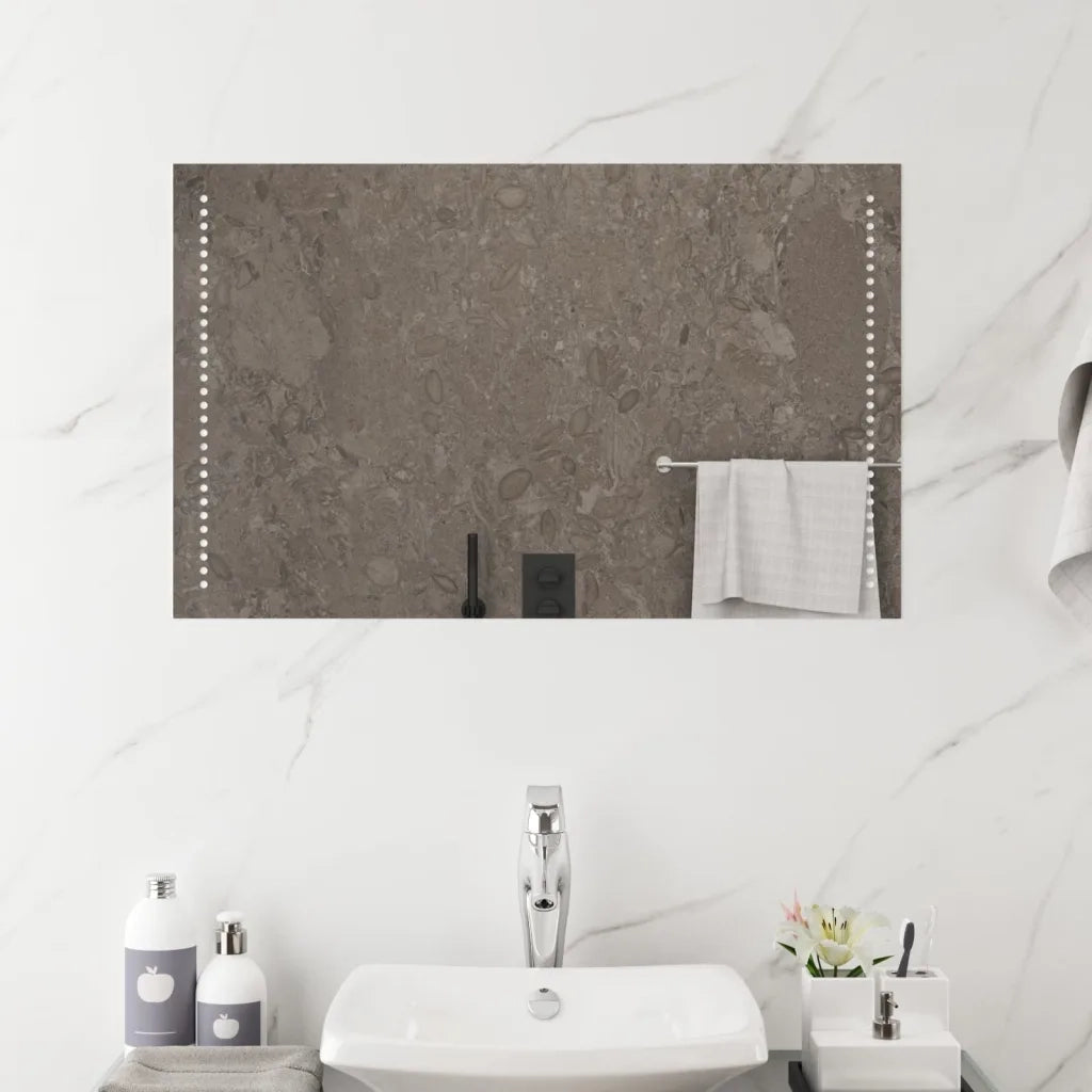 Specchio da Bagno con Luci LED 50x80 cm 3154050