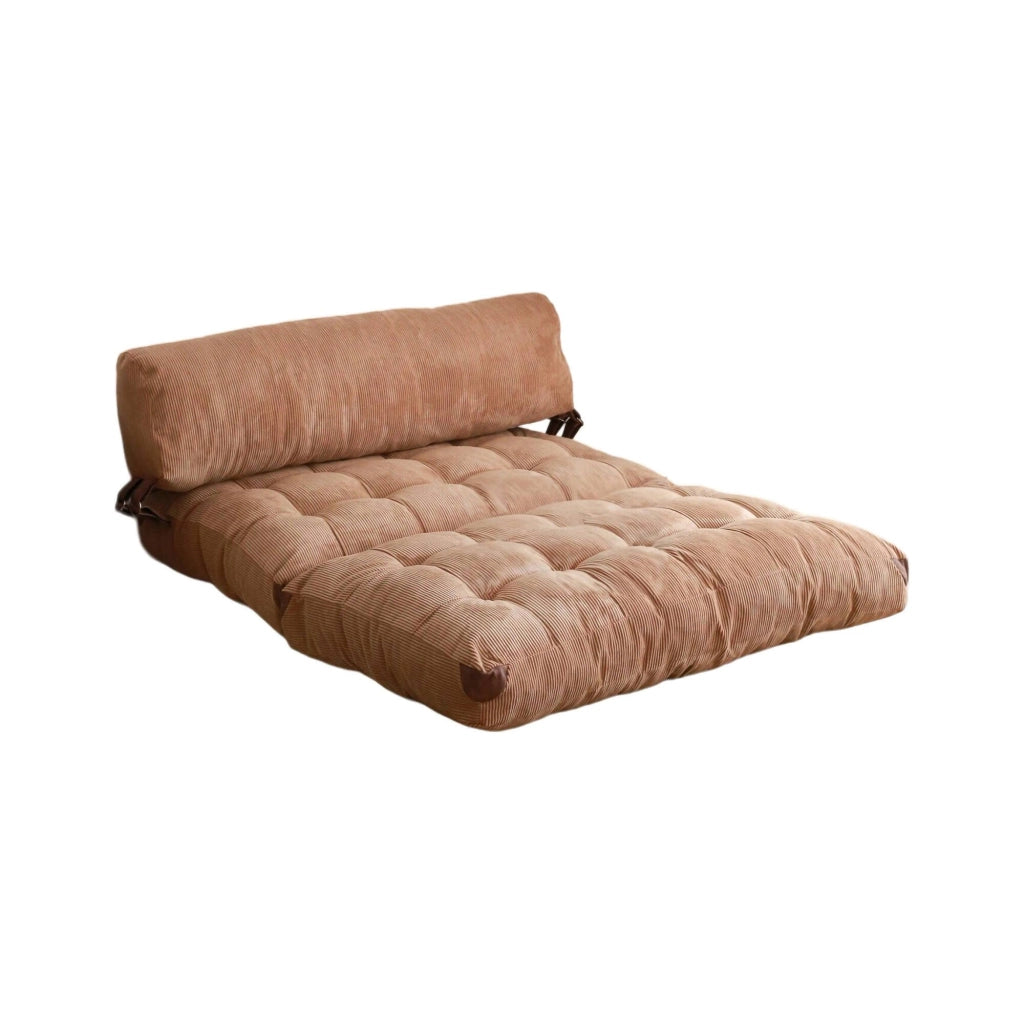 Surigae, Divano Letto 2 Posti Contenitore, 120x75 cm Marrone
