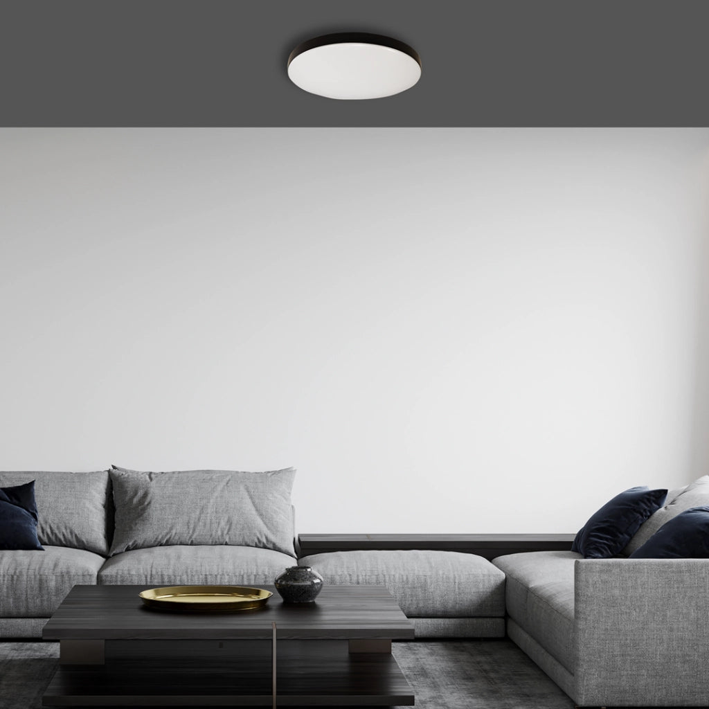 Plafoniera LED tonda 33cm 13W sensore IP44 Maya Milagro