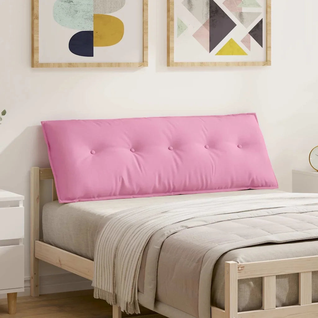 Cuscino per Schiena | Cuscino dorsale Rosa 140 x 19 x 50 cm Tessuto