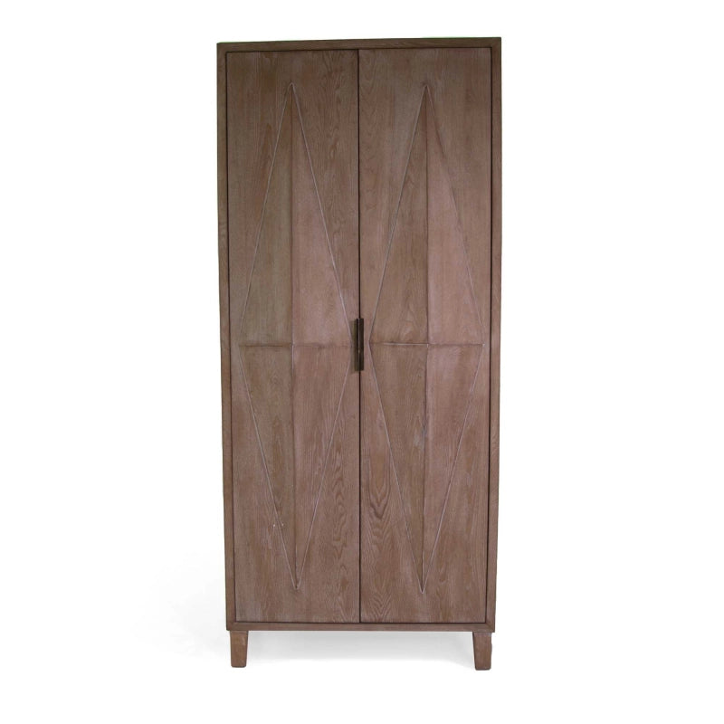 Mobile armadio legno Hakini 2 ante cm 80,5x40h185