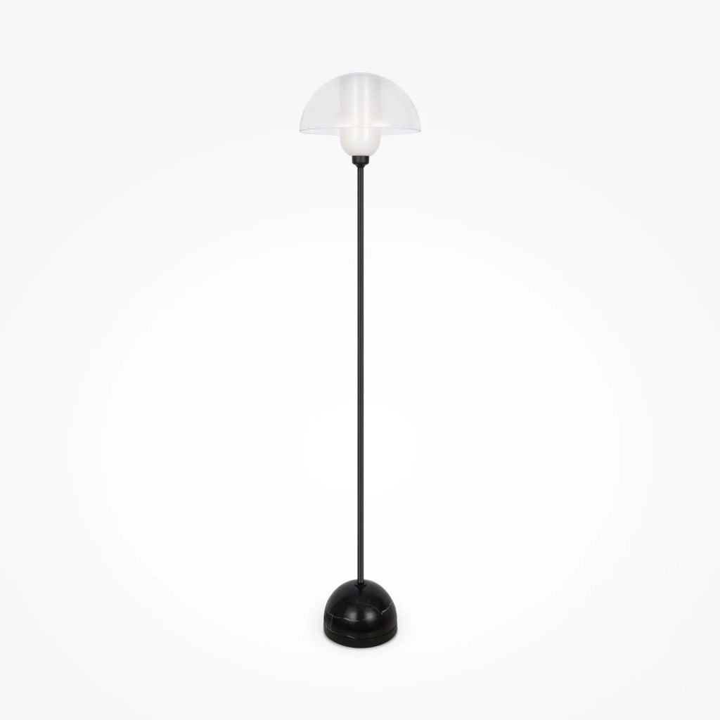Maytoni Lampada da terra moderna Memory 1 luce E14 nero metallo ceramica