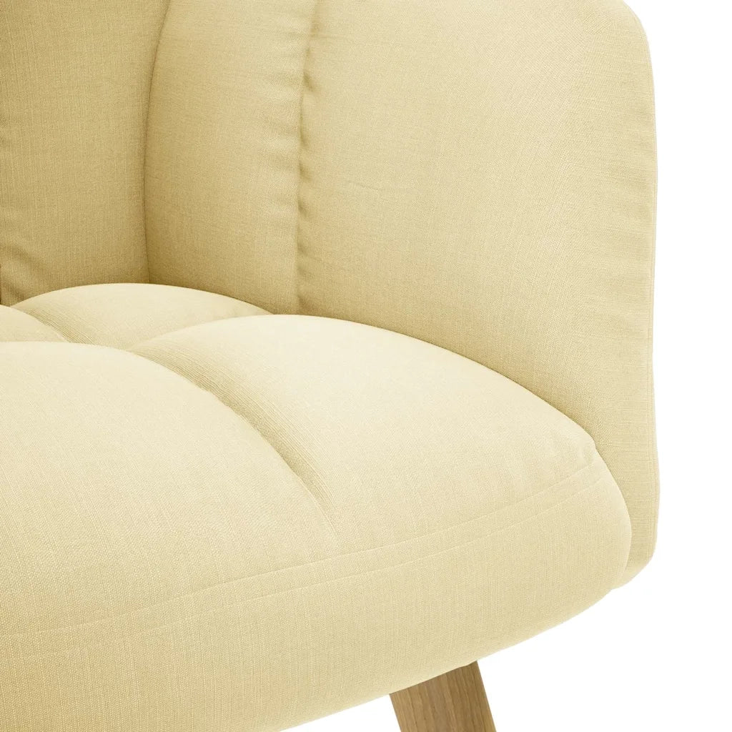 Poltrona | Sedia Relax Crema in Tessuto