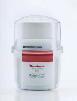 Moulinex AD560120 Moulinette Bouton Tritatutto Elettrico 800W 0,25 L 3 velocita' colore Bianco Rosso
