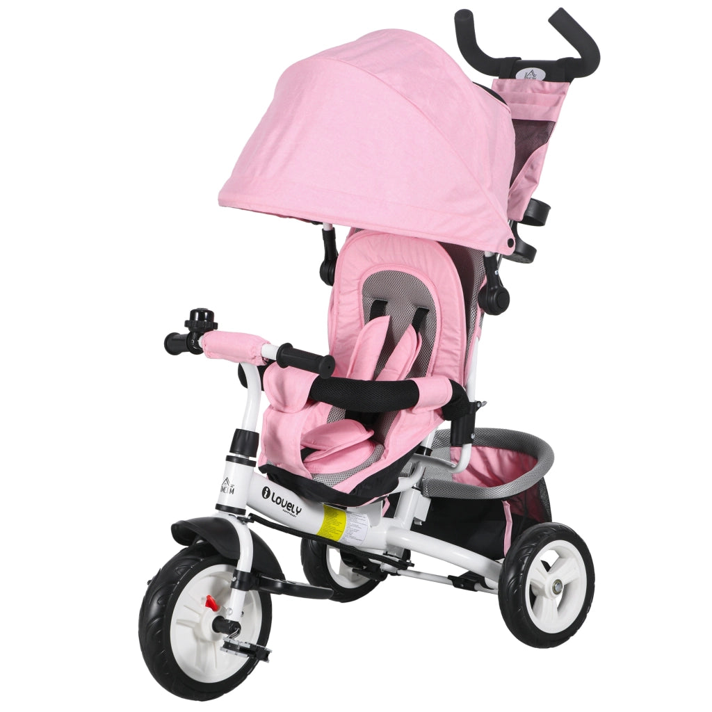 Triciclo Bambini Rosa ¨C Minimal ¨C Portabotellas