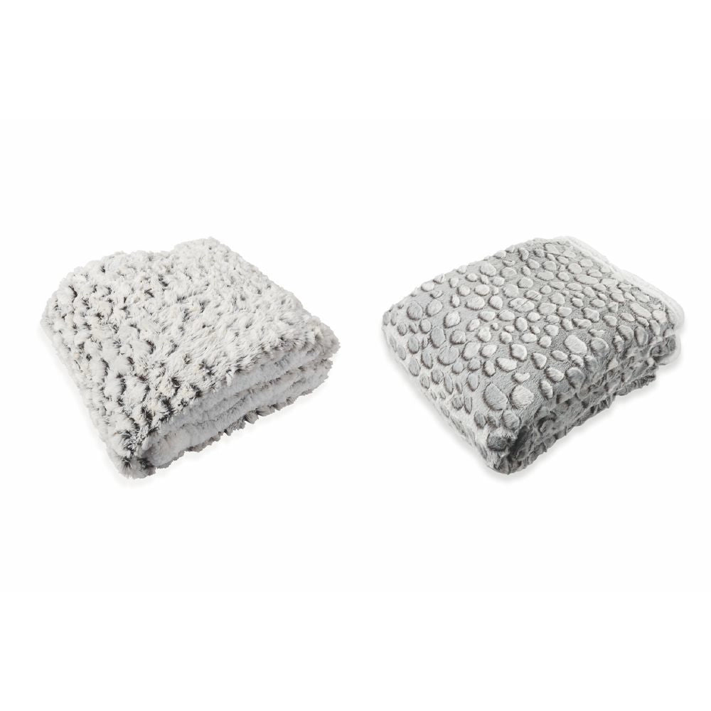 SASSI COPERTA IN POLIESTERE E SHERPA 200X150 CM