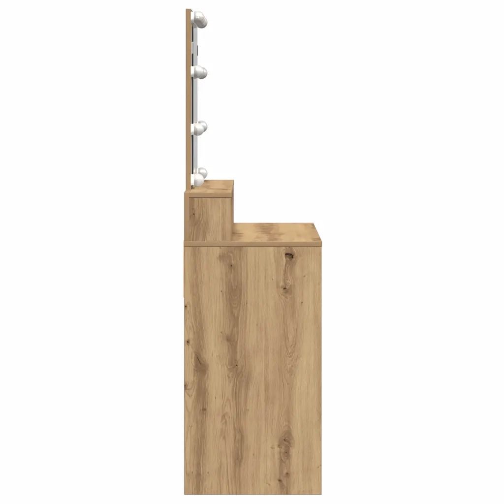 Tavolo da Trucco rovere artigianale 80 x 41 x 144.5 cm 862301
