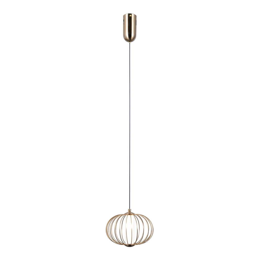 Lampada a sospensione moderna oro a sfera LED 5W Italux