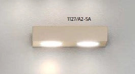 AREA APPLIQUE 2 LUCI MONOEMISSIONE SABBIA 1127-A2-SA