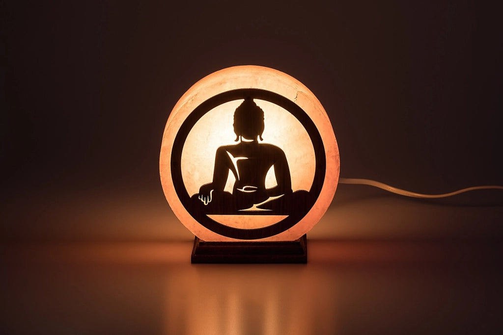 Lampada salina arancione Zenova Budda E14 Rabalux
