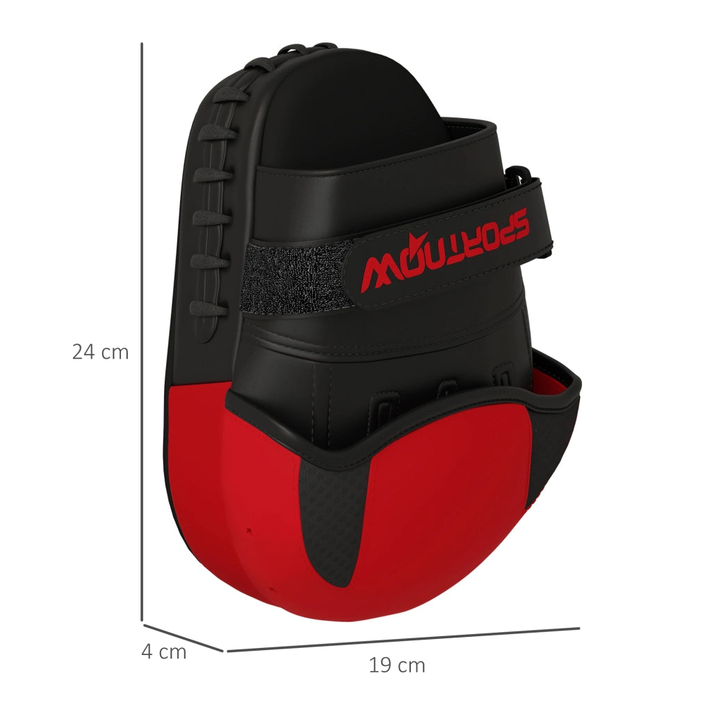 Manopla da Boxe MMA Muay Thai Curva ¨C Minimal ¨C Rosso