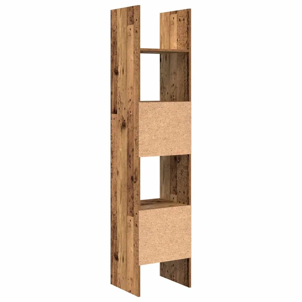 Armadio per Libri Legno vecchio 40 x 35 x 180 cm 875018