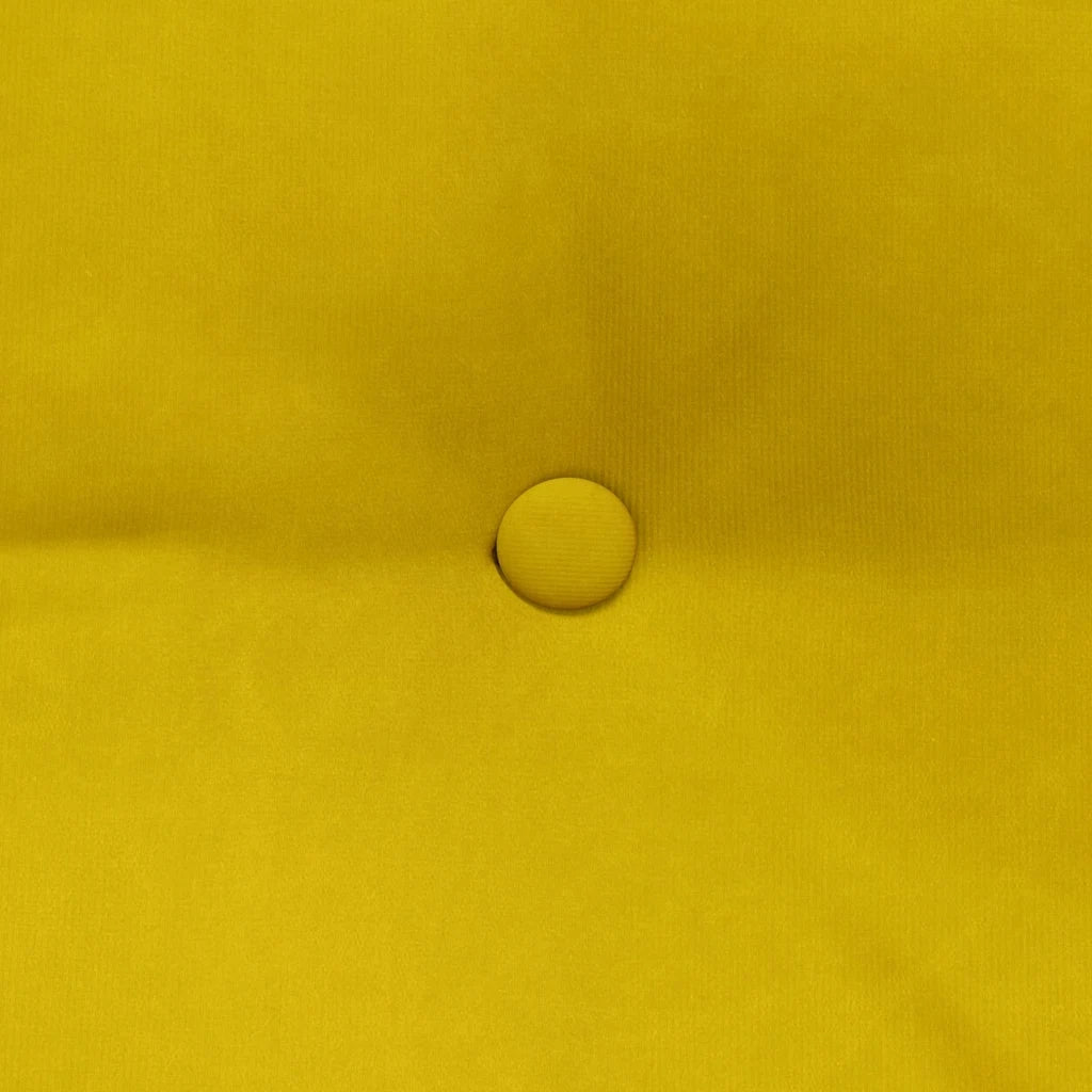 Cuscino per Schiena Giallo 100 x 24 x 50 cm Velluto 42014465