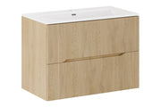 Set mobili bagno 80 cm con lavabo per mobile SKY Nordic Cremona 80 cm
